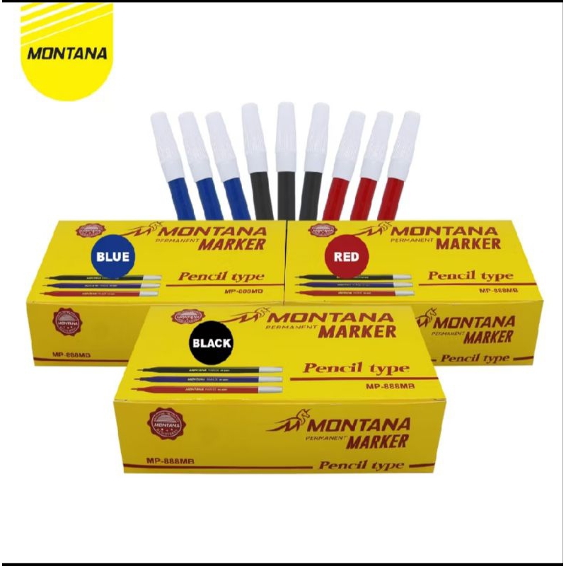 

Spidol Kecil Montana PER BOX