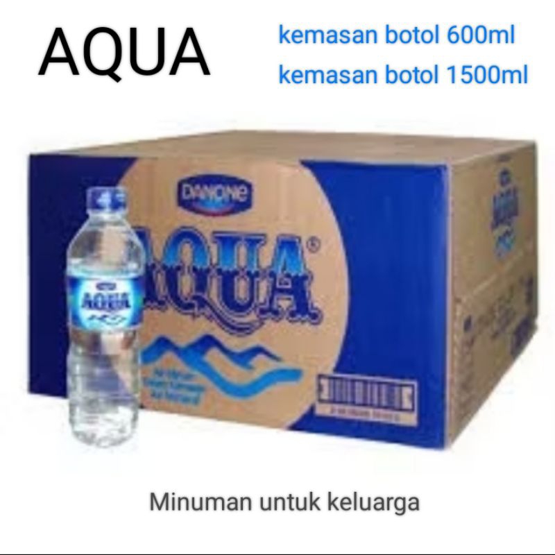 

AQUA Air mineral 600 mlx24 botol