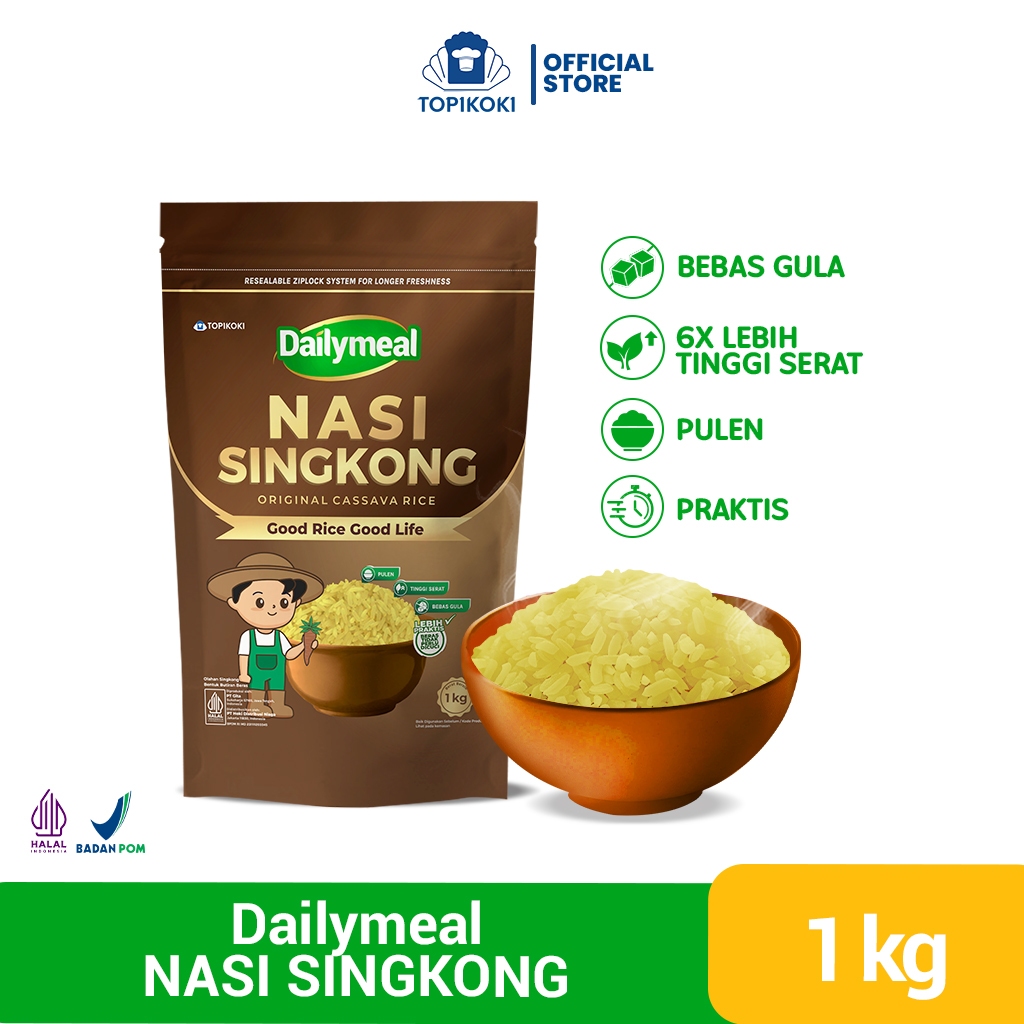 

Dailymeal - Nasi Singkong 1 kg - Cassava Rice