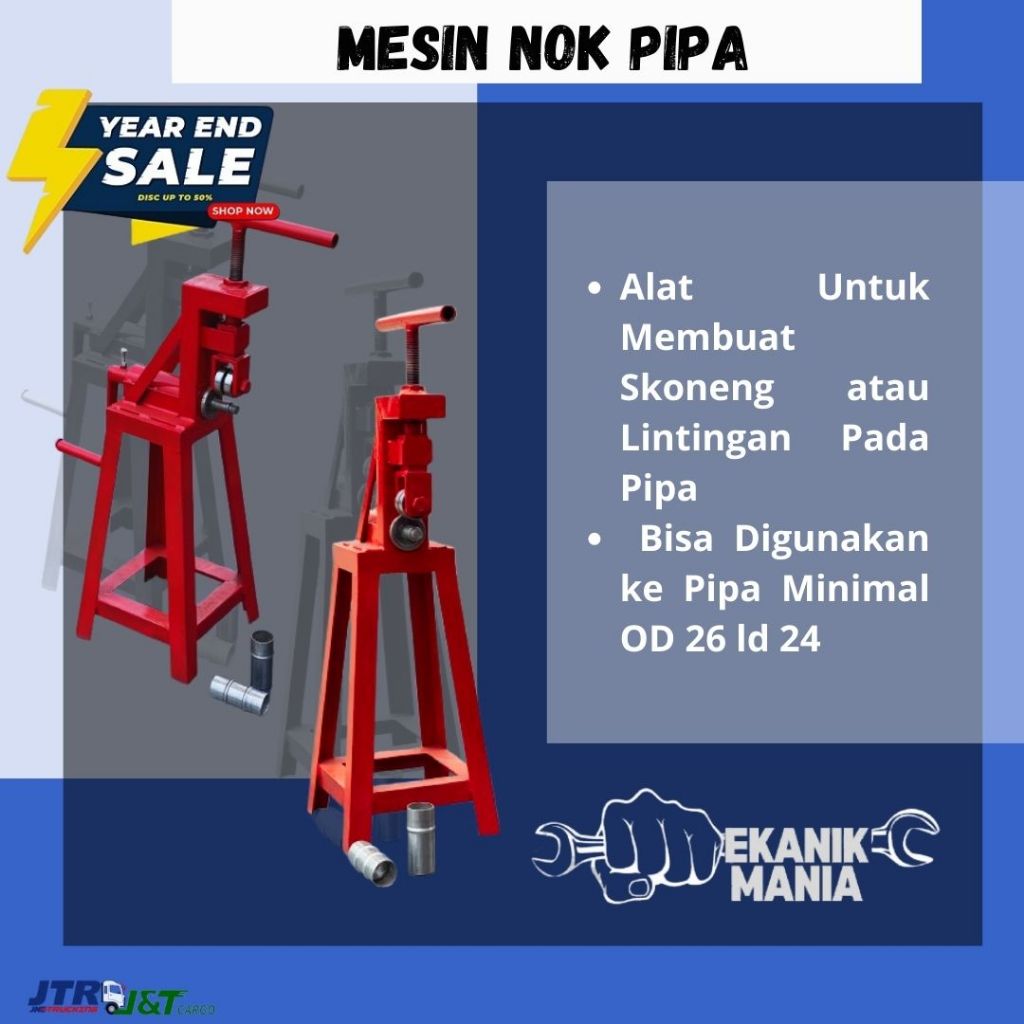 Alat Lintingan Pipa Mesin Nok Pipa Stainless Alat Sekoneng Pipa Besi