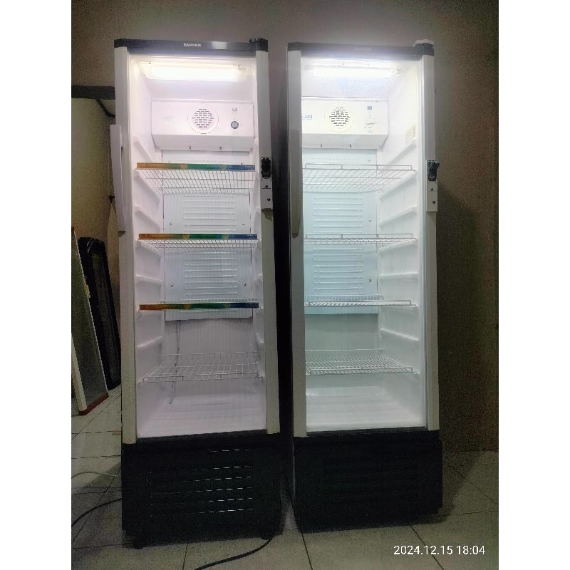 Display Cooler Showcase Sanken 1 Pintu Jumbo Second