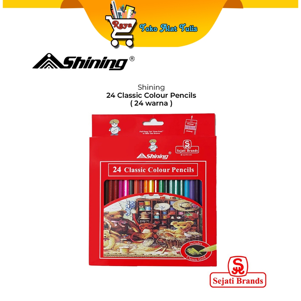 

Shining Pensil Warna Panjang 7-24W