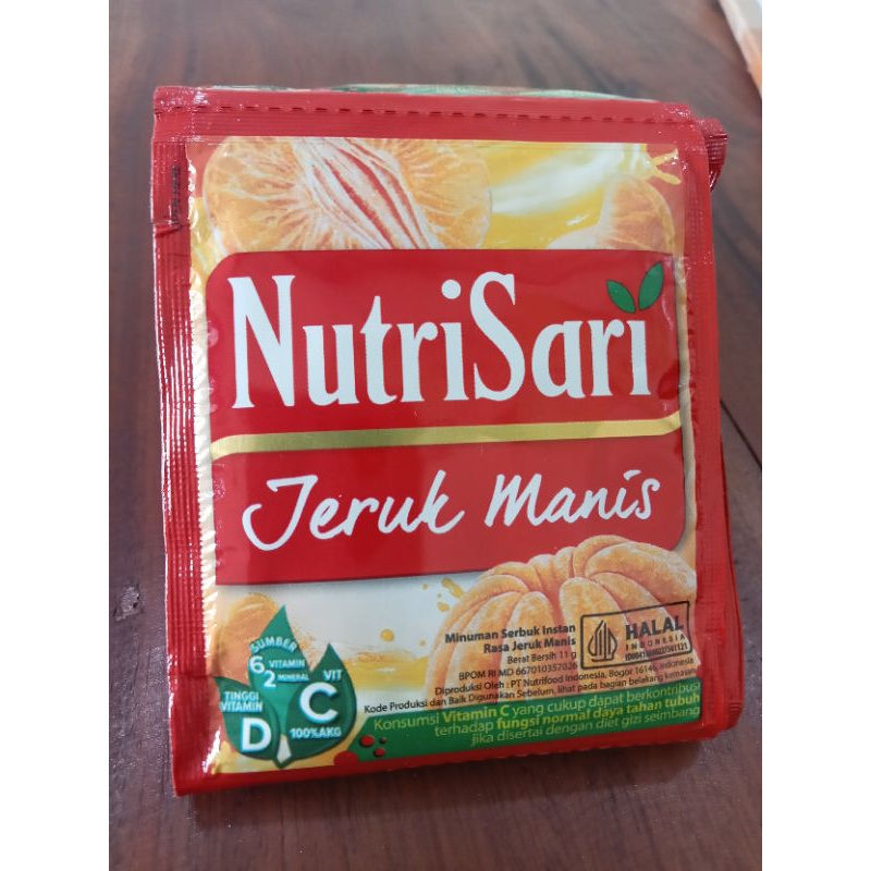 

Nutrisari jeruk manis