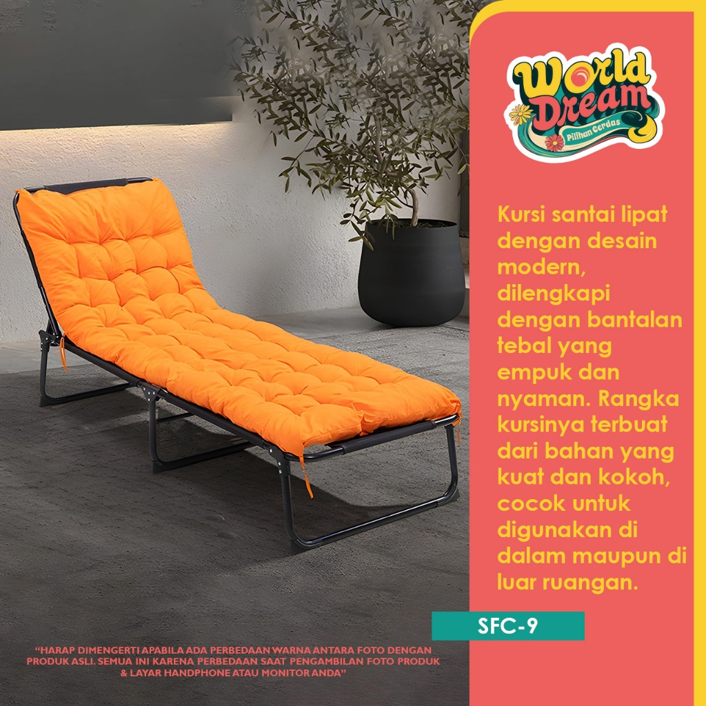 Worldream - Sofa Santai Minimalis Kursi Lipat Sofa Depan Tv Sofa Empuk Bangku Santai