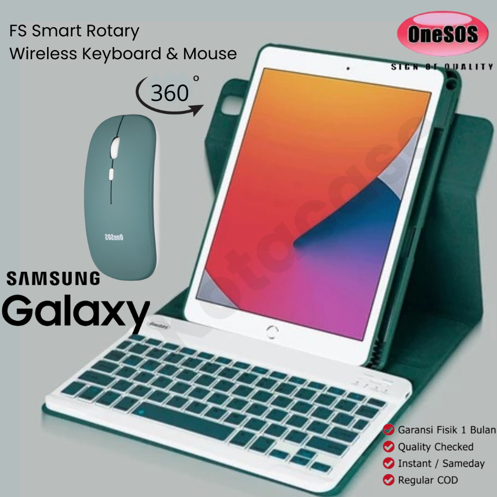 Case Lipat Warna Putar 360° Samsung Galaxy Tab A9 A9+ A8 2022/X200/X205 SS6 Lite/P610/P615 S9 S9 FE 