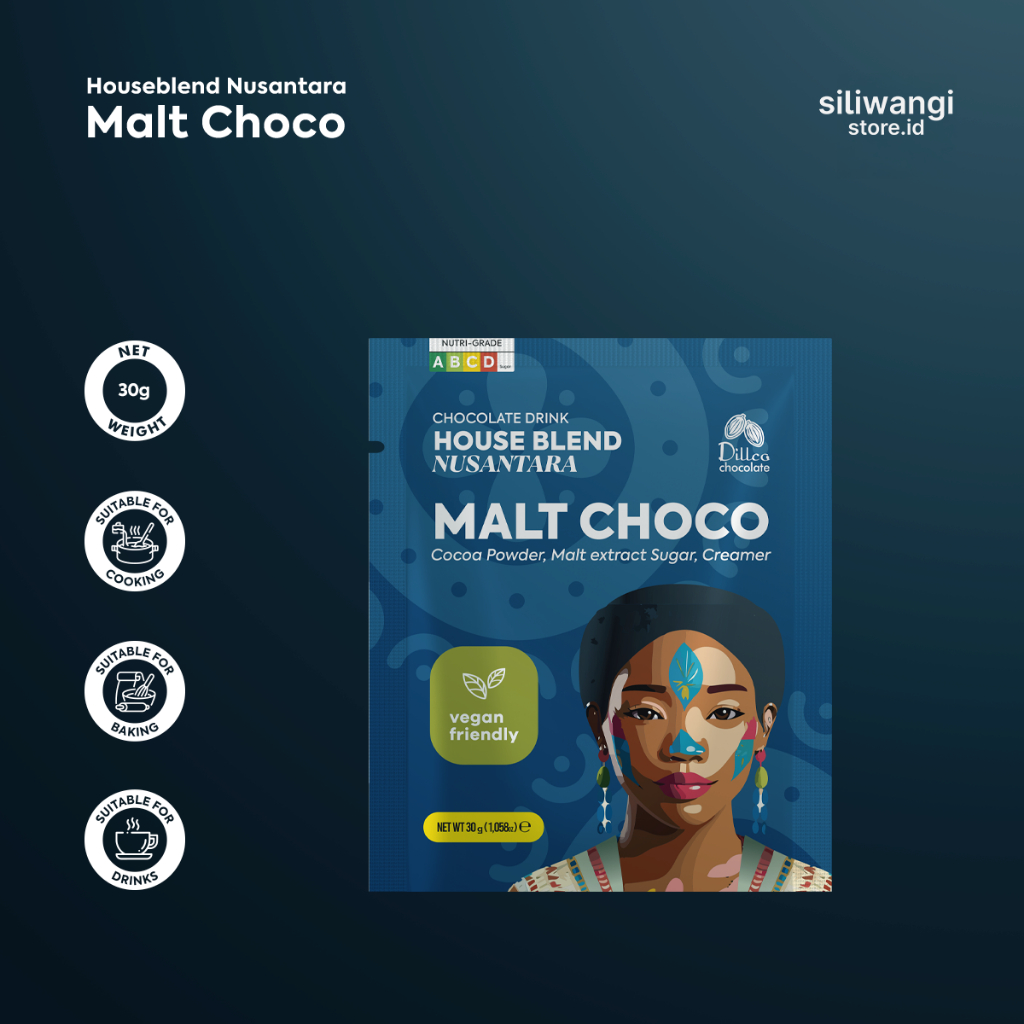 

Dillco Chocolate MALT CHOCO - House Blend Series 30gr SACHET