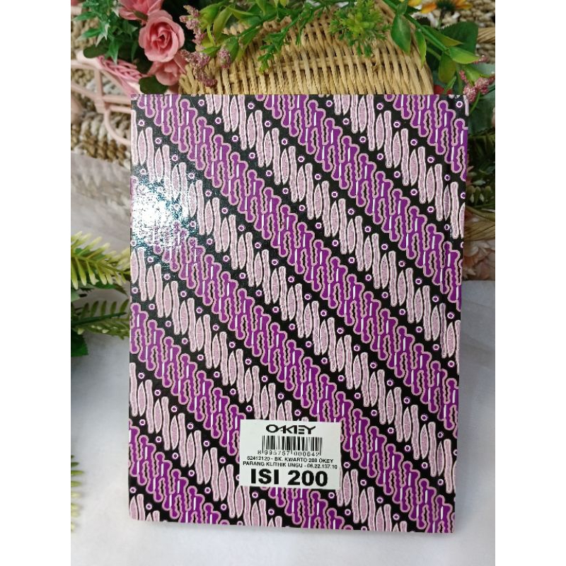 

buku tulis batik okey 200 lembar