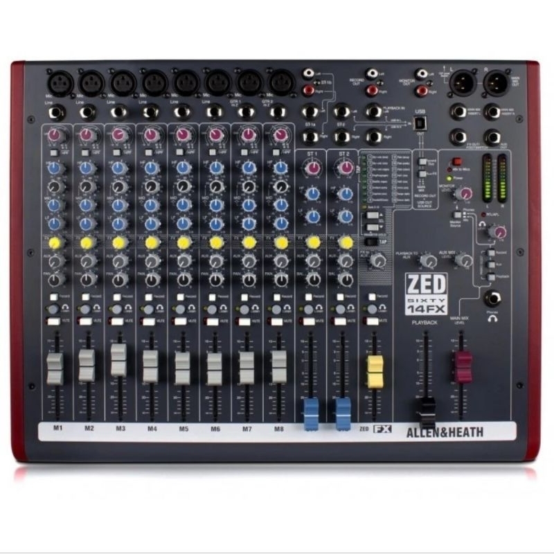 Mixer Audio Syesteam Allen Heath ZED 60 14FX Original