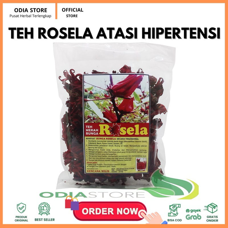 

Teh Merah Bunga Rosella 50 Gram Solusi Tradisional untuk Tekanan Darah, Detox, dan Imun Tubuh