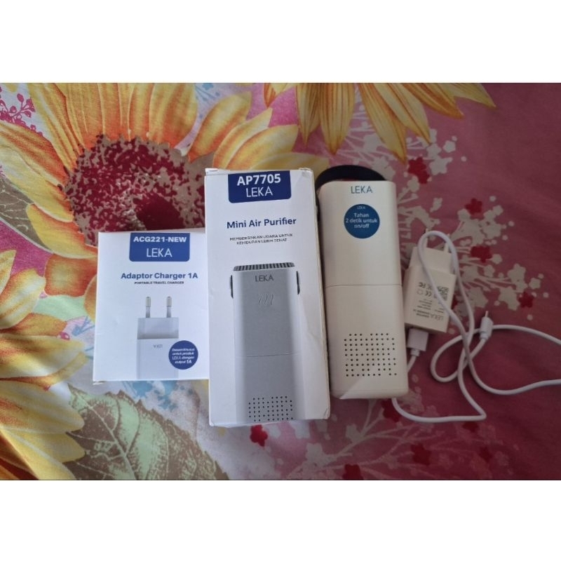 preloved leka mini air purifier