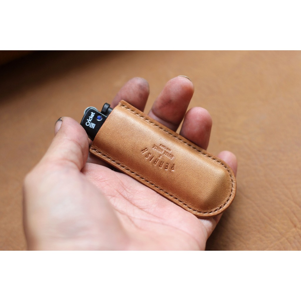 sarung korek api, wadah korek cricket kukit asli handmade