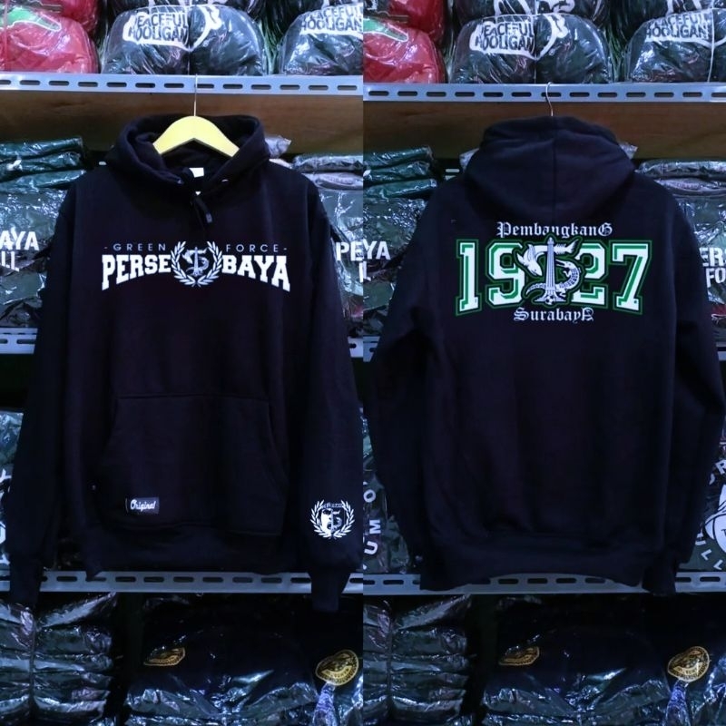 Jaket hoodie persebaya pembangkang bonek 1927