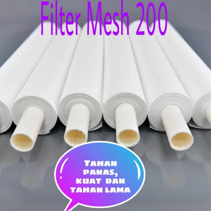 Filter nylon MESH 200/Saringan nylon MESH 200.
