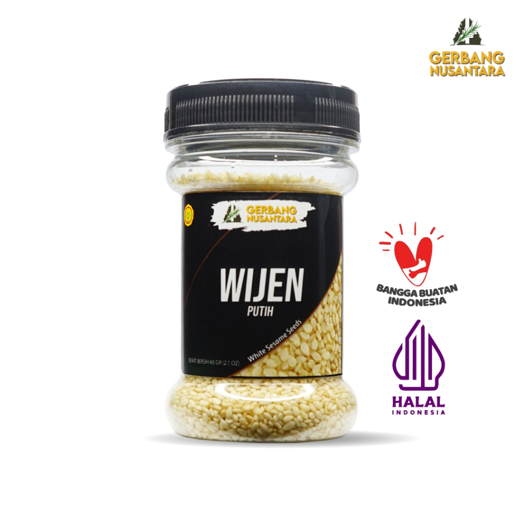 

Gerbang Nusantara - Biji Wijen Putih Bumbu Masak Dapur Bubuk Rempah 60gr