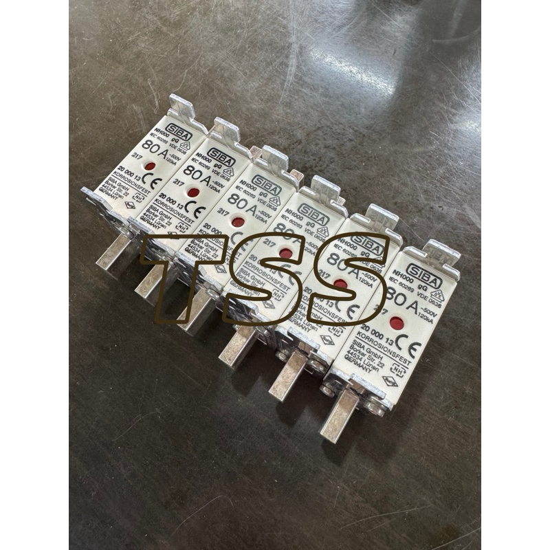 Fuse NH-000 80Ampere SIBA