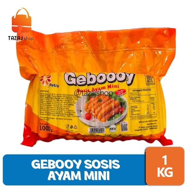 

Gebooy Sosis Ayam Mini 1000 Gram - Chicken Sausage