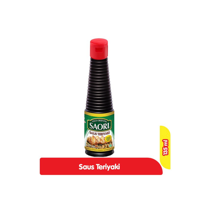 

Saori Saus Oriental Saus Teriyaki Botol 135 Ml