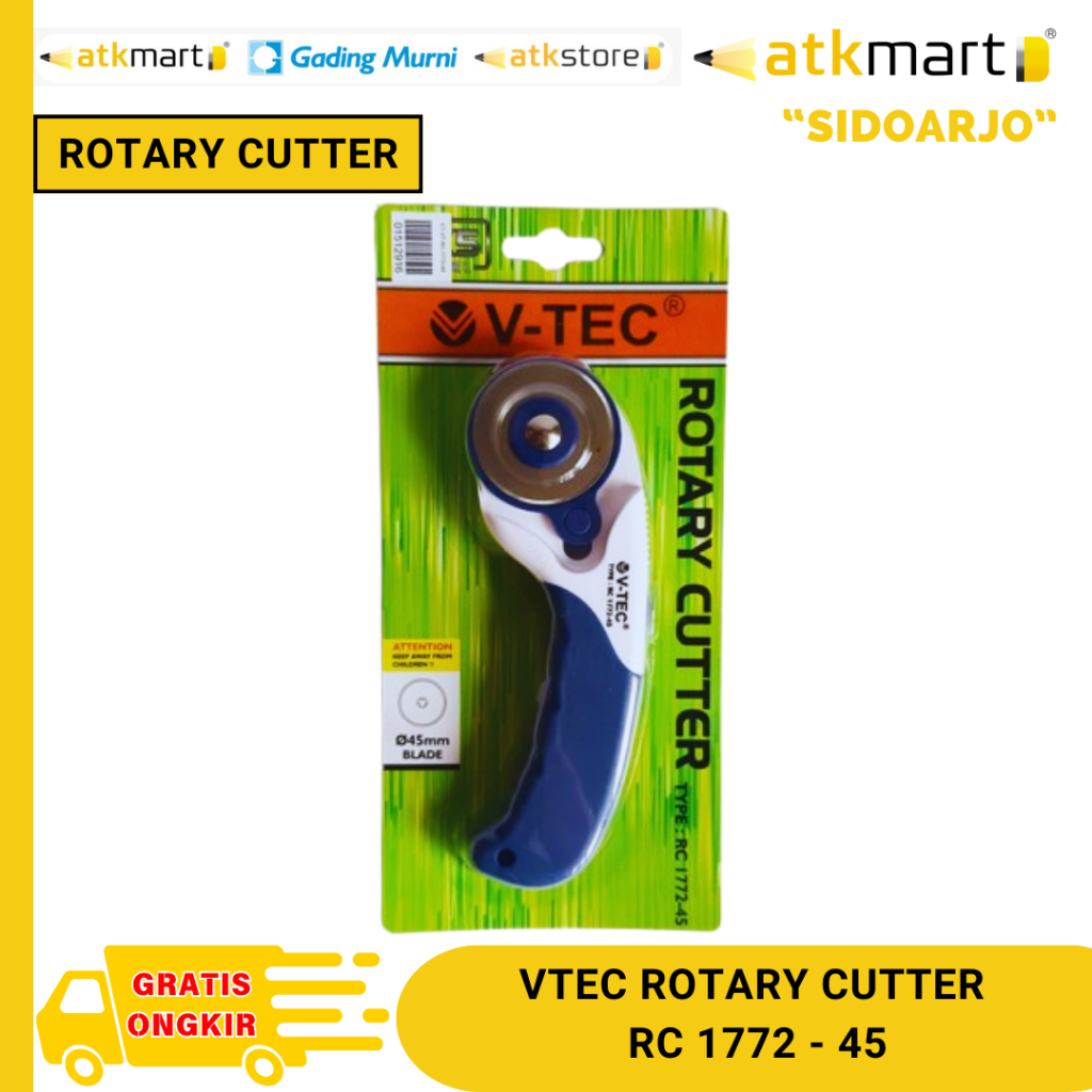 

VTEC ROTARY CUTTER RC 1772 - 45 / PEMOTONG KAIN / PEMOTONG KERTAS