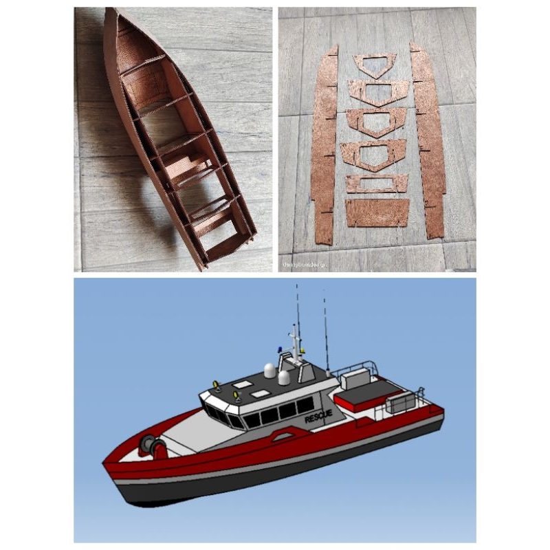 Kit RC Rescue Boat 1