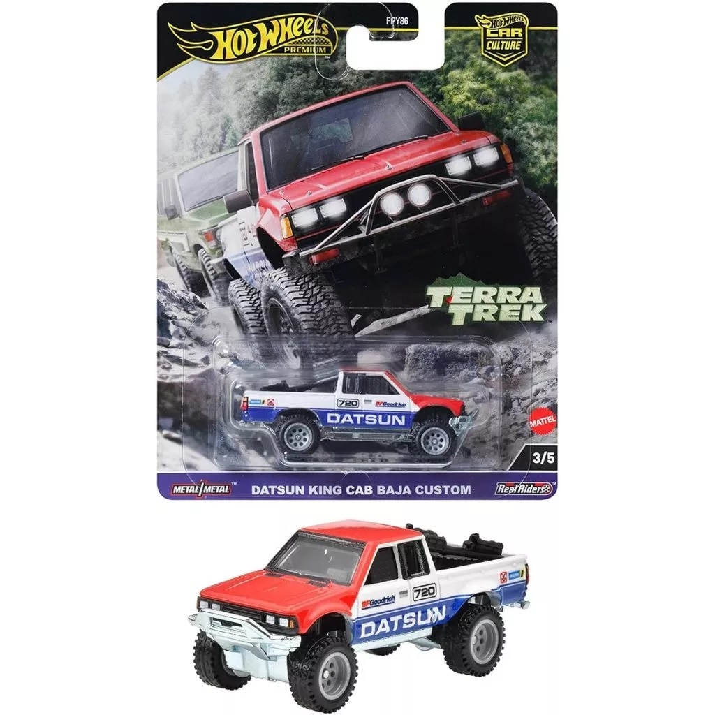 HOT WHEELS PREMIUM DATSUN KING CAB BAJA CUSTOM