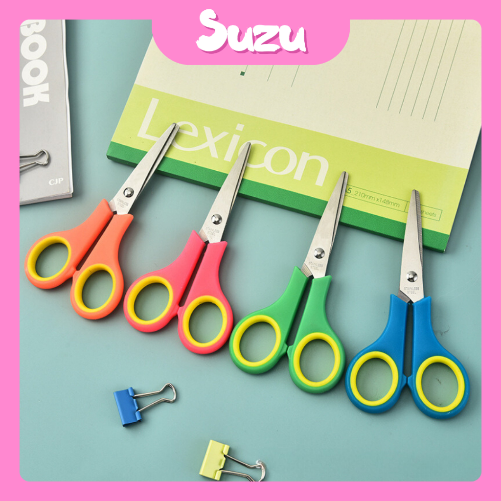 

Gunting Warna Warni Besi baja Tahan Karat Gunting Kertas Sekolah Kantor