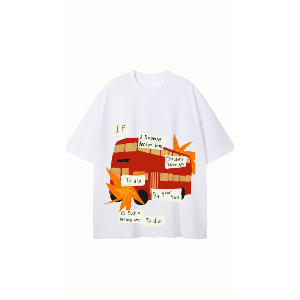 TSHIRT DOUBLE DECKER BUS UNISEX
