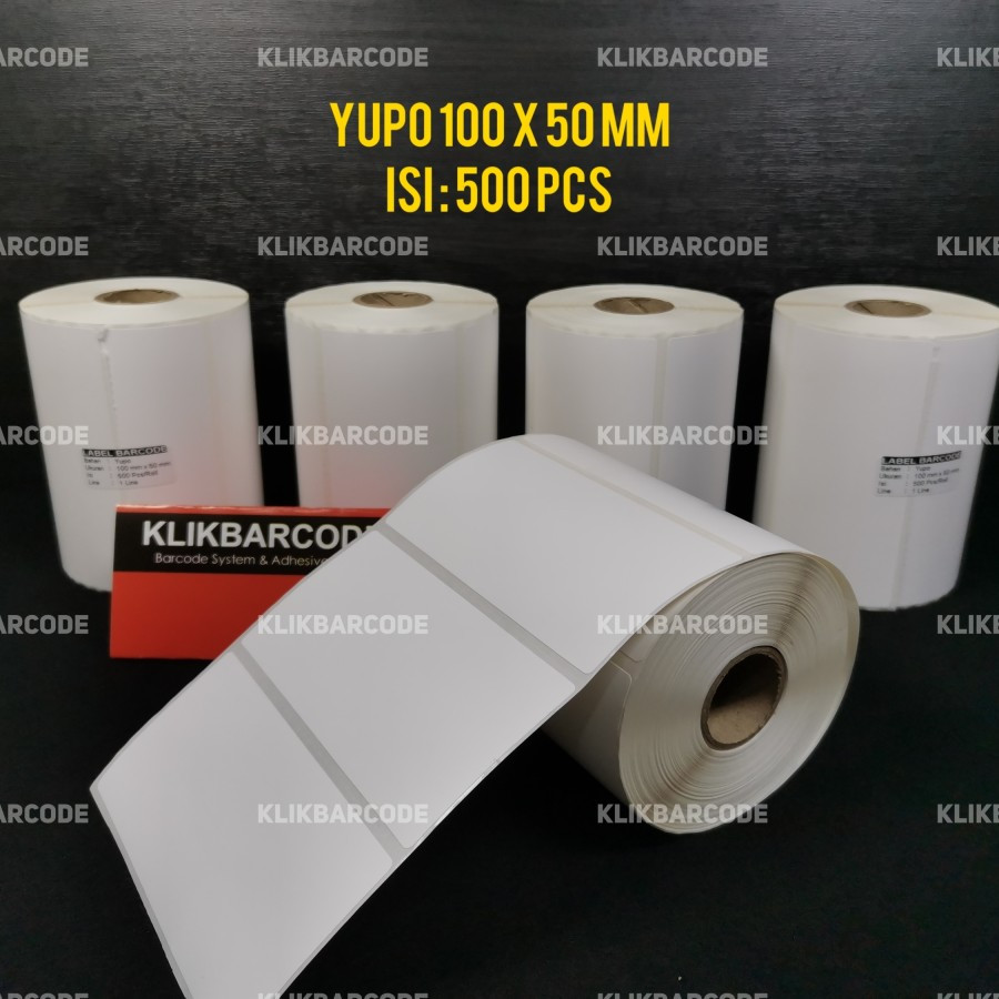 

Klikbarcode Label Yupo 100x50 Vinyl Barcode 1 Line 500pcs Termurah Kualitas Terbaik Langsung Pabrik