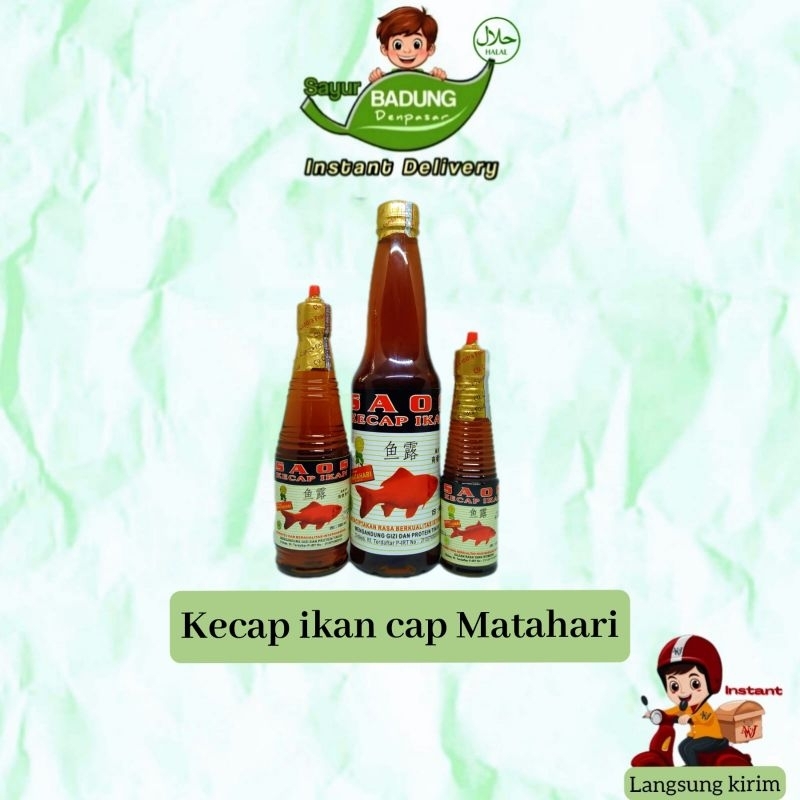 

Kecap Ikan Cap matahari _ Badung