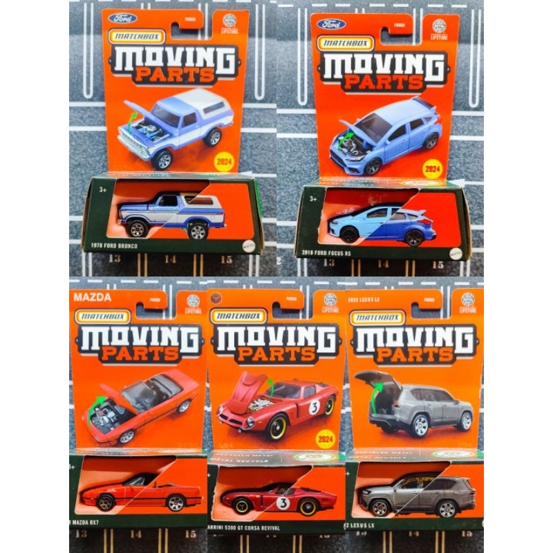 Matchbox Moving Parts