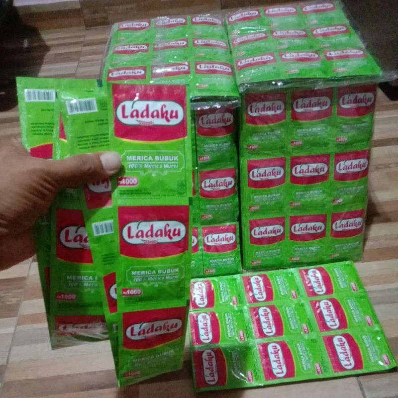 

LADAKU lada murni, 100% merica murni 2,5g x 12sachet (1renceng)