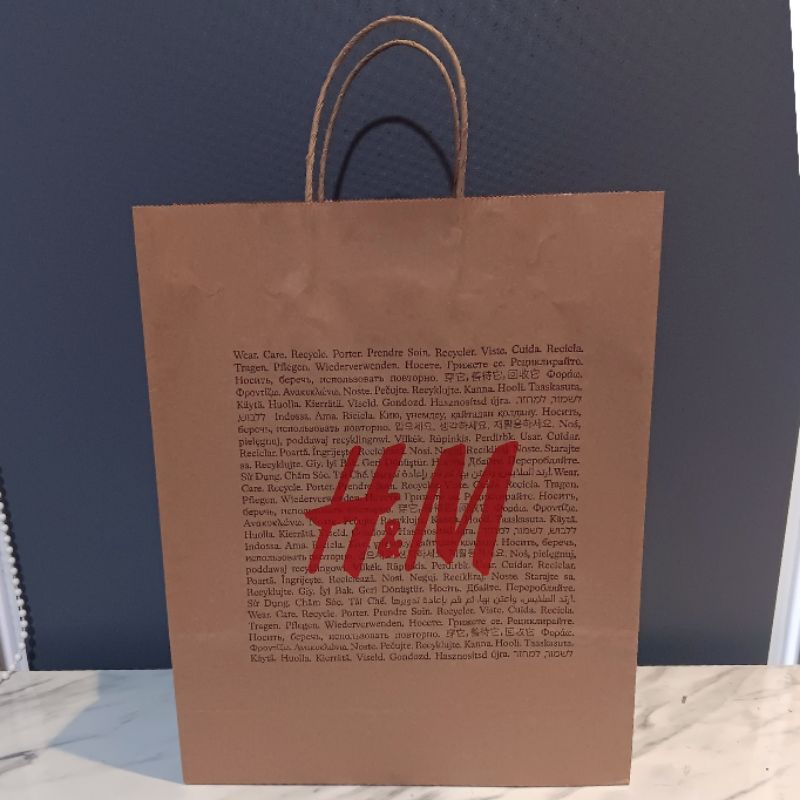 

PAPERBAG H&M ORI BROWN (POB)