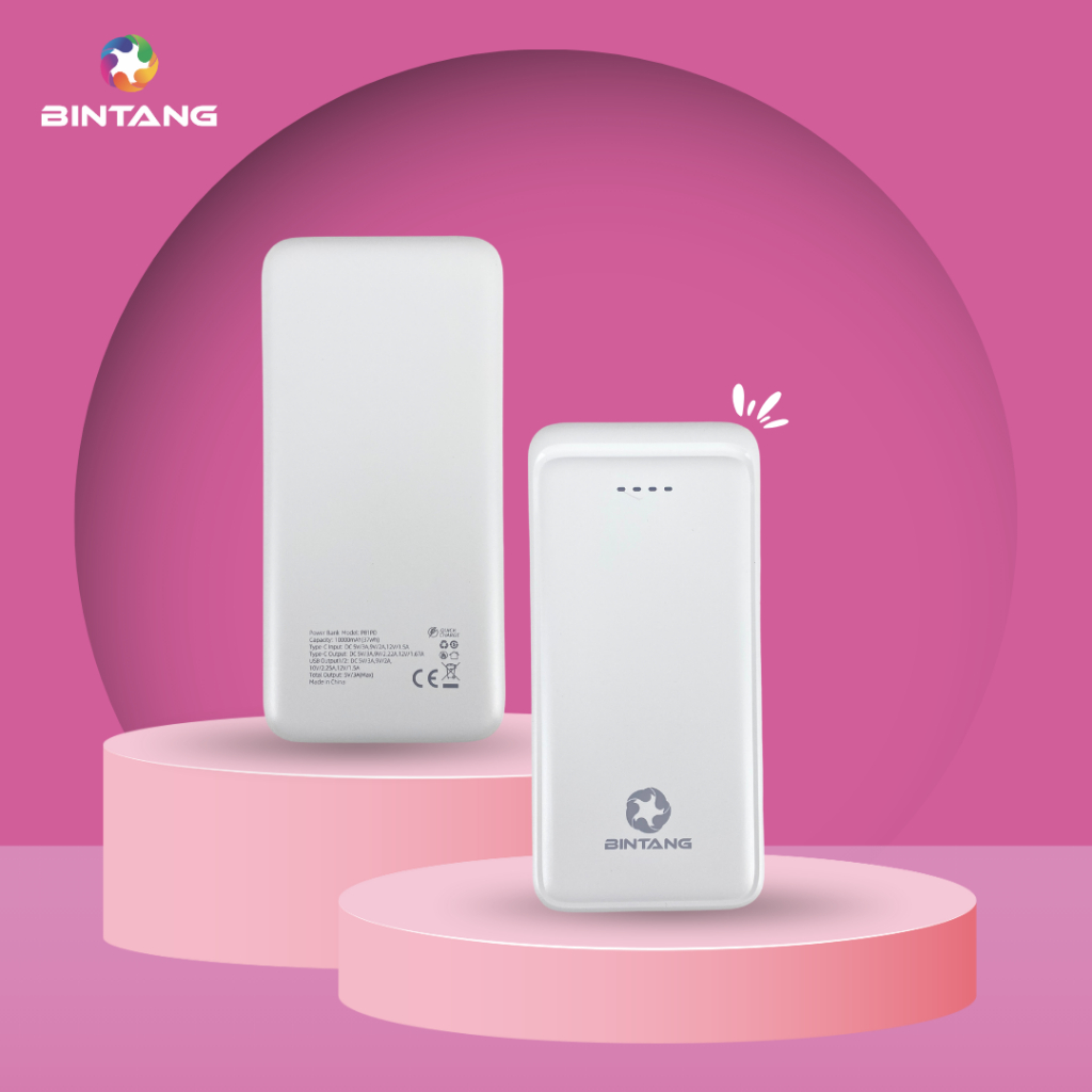 POWER BANK 10000 MAH BINTANG PD20W P81PD