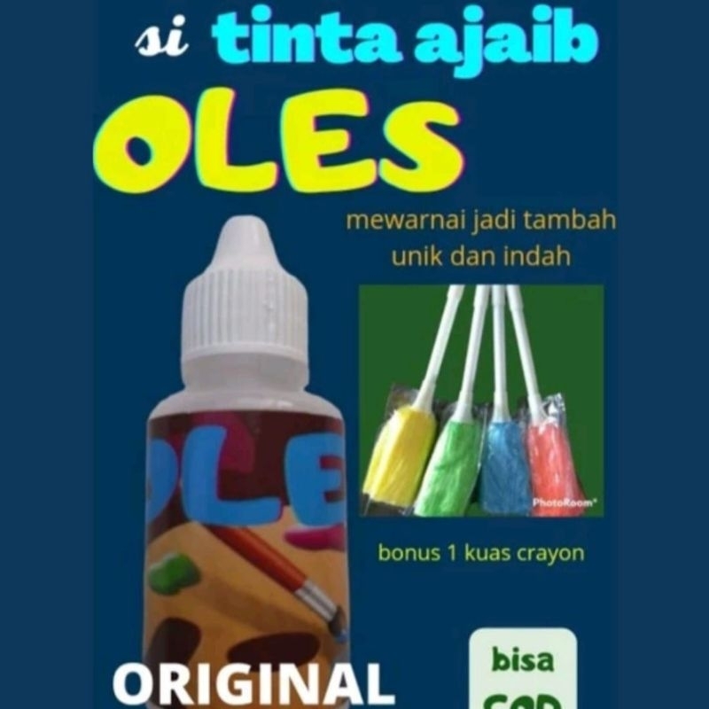 

Tinta Ajaib Oles Untuk Mewarnai Campur Crayon Beli 3 Bonus Kuas Crayon