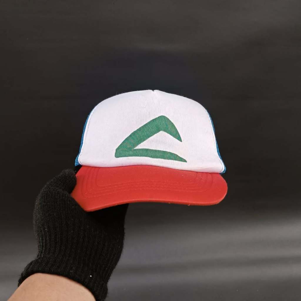 Topi Trucker Topi Jaring Unisex Pria Wanita ASH - POKEMON Original