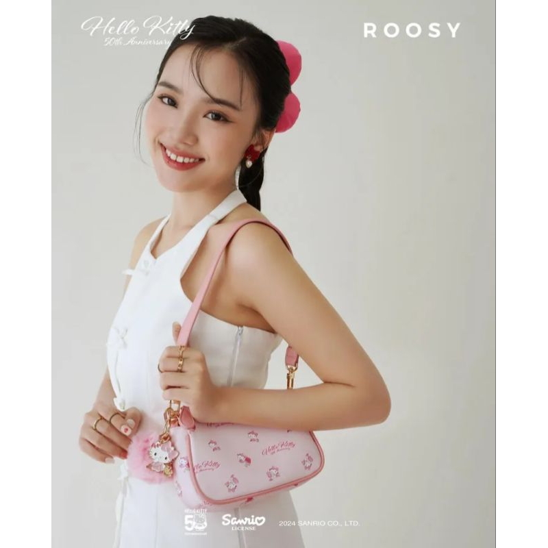 hello kitty roosy shoulder bag limited edition sanrio pink