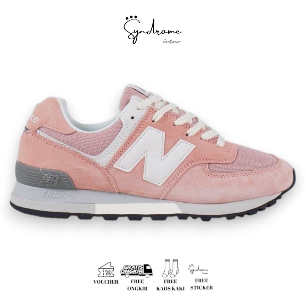 NEW BALANCE 576 BRIGHT PINK ORIGINAL BNIB FULL TAG SUEDE LEATHER SIZE 36-40 SEPATU NB WANITA