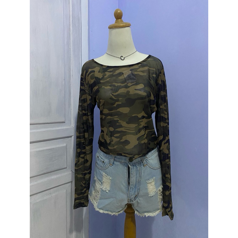 Outer/Croptop Army Miss Valley