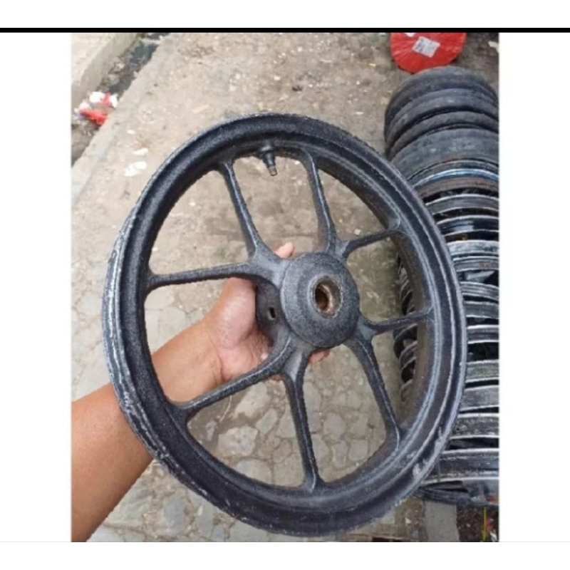 velg pelek depan honda beat deluxe pnp genio ORIGINAL COPOTAN
