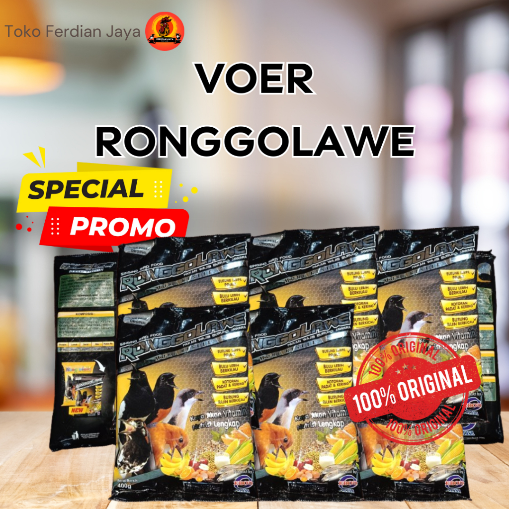 VOER RONGGOLAWE EBOD JAYA PAKAN BURUNG ANIS MURAI CUCAK DLL