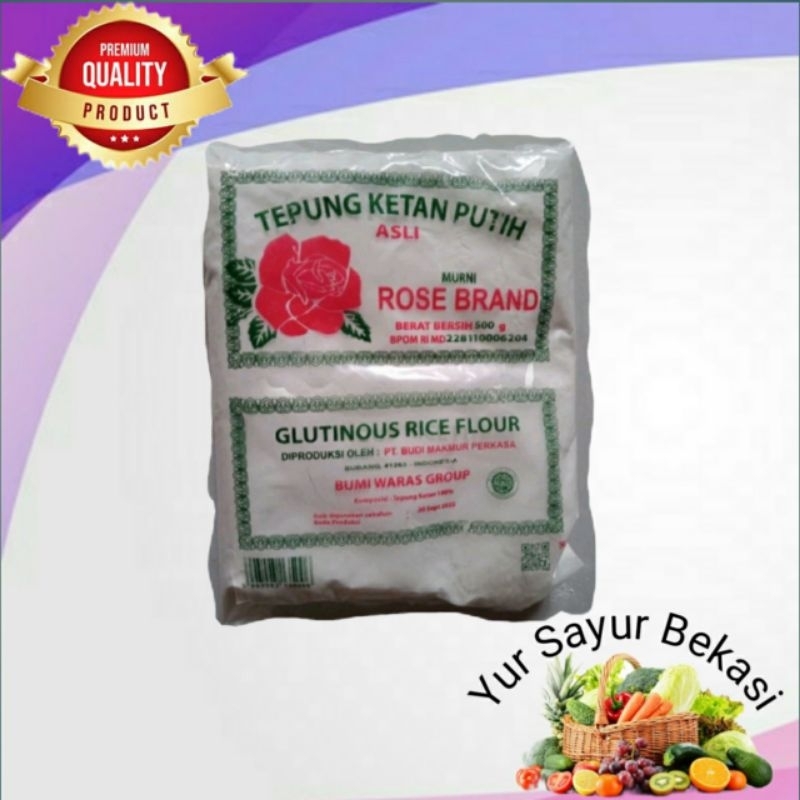 

Tepung Ketan Rose brand 500gr