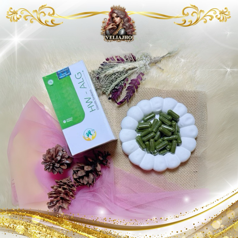 HW - ALG ALGA Nutrisi Vitamin suplemen Chlorella Sorokiana 600 mg