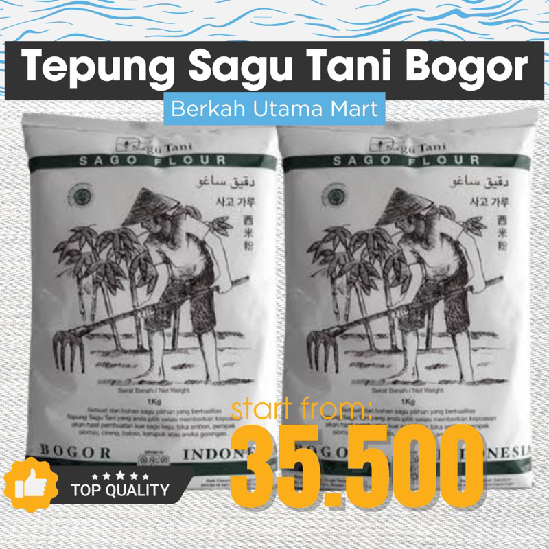 

Tepung Sagu Tani Bogor cap Bogor 1kg KIRIM INSTAN BANDUNG