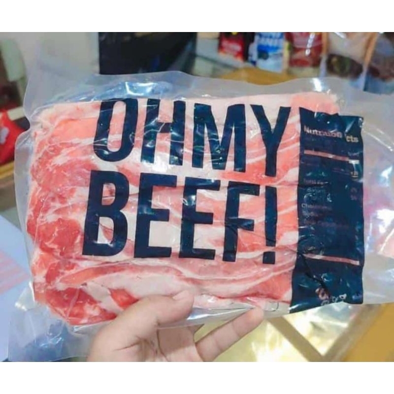 

Beef Slice Oh My Beef/ Daging slice