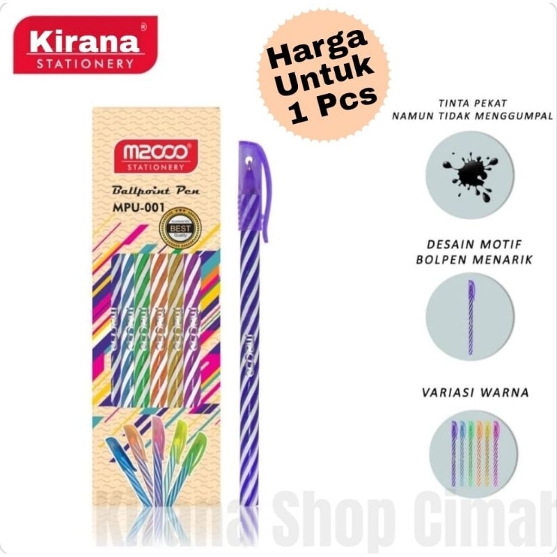 

1(SATU)PCS / PULPEN HITAM MPU-001 / 1PCM001
