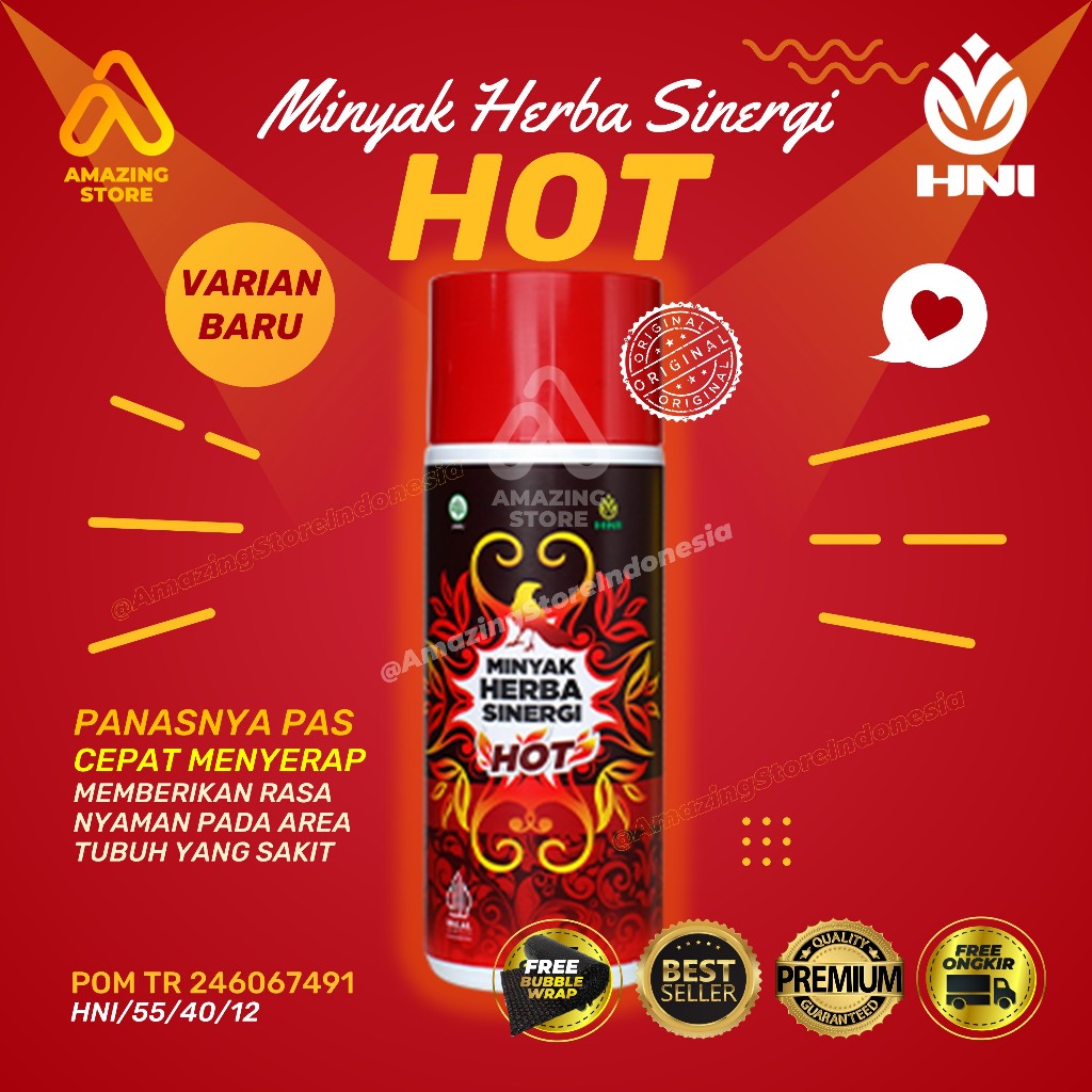 MHS HOT, MHS HNI Varian Baru, Minyak Herbal Sinergi Hot, New Varian MHS Hot HNI HPAI