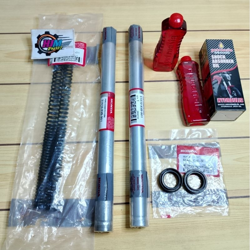 AS SHOCK DEPAN VARO 110 KARBU/ BEAT KARBU/ SCOOPY KARBU/ SPACCY KARBU+OIL SHOCK+SHIL SHOCK KUALITAS 