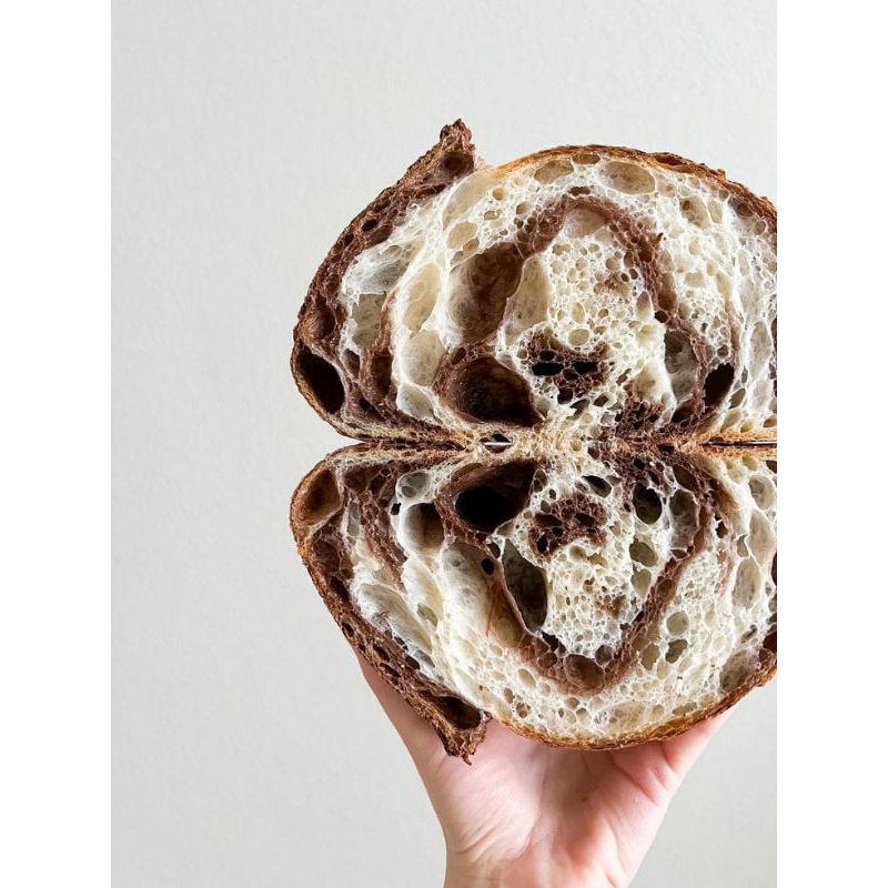 

Roti Sourdough MarbleTanpa Gula, Susu Dan Telur/100% Sourdough Country Bread Long Fermentation by Sourdough bdl