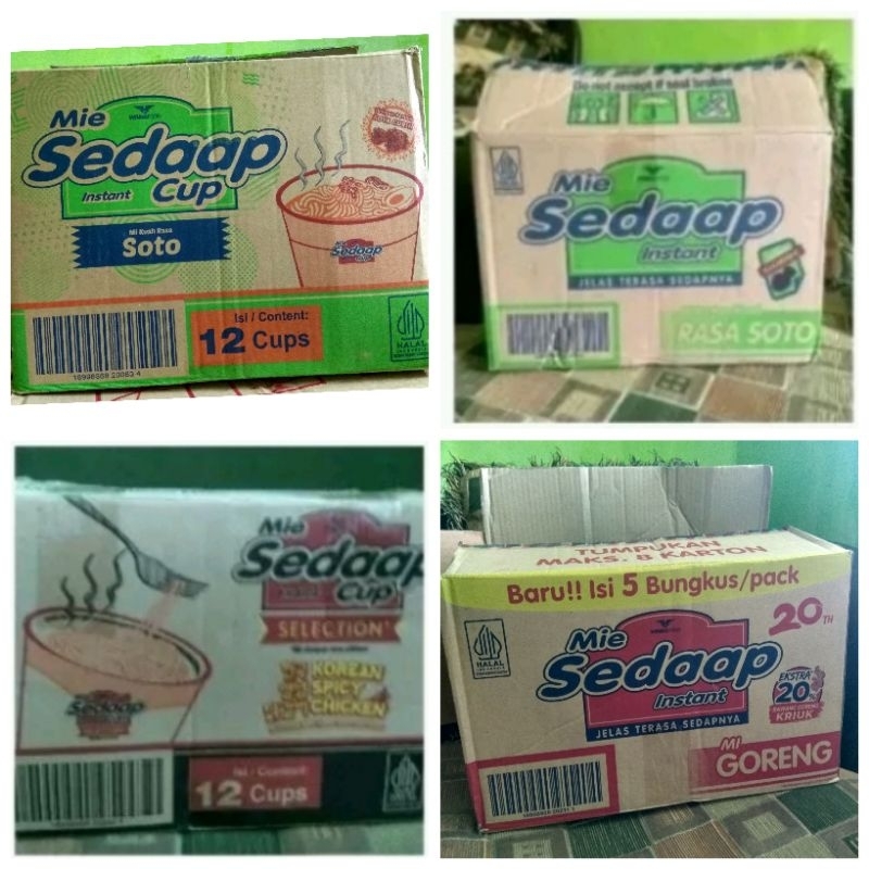 

Kardus Bekas Mie Sedaap Instant Layak Pakai Dus Dos Packing