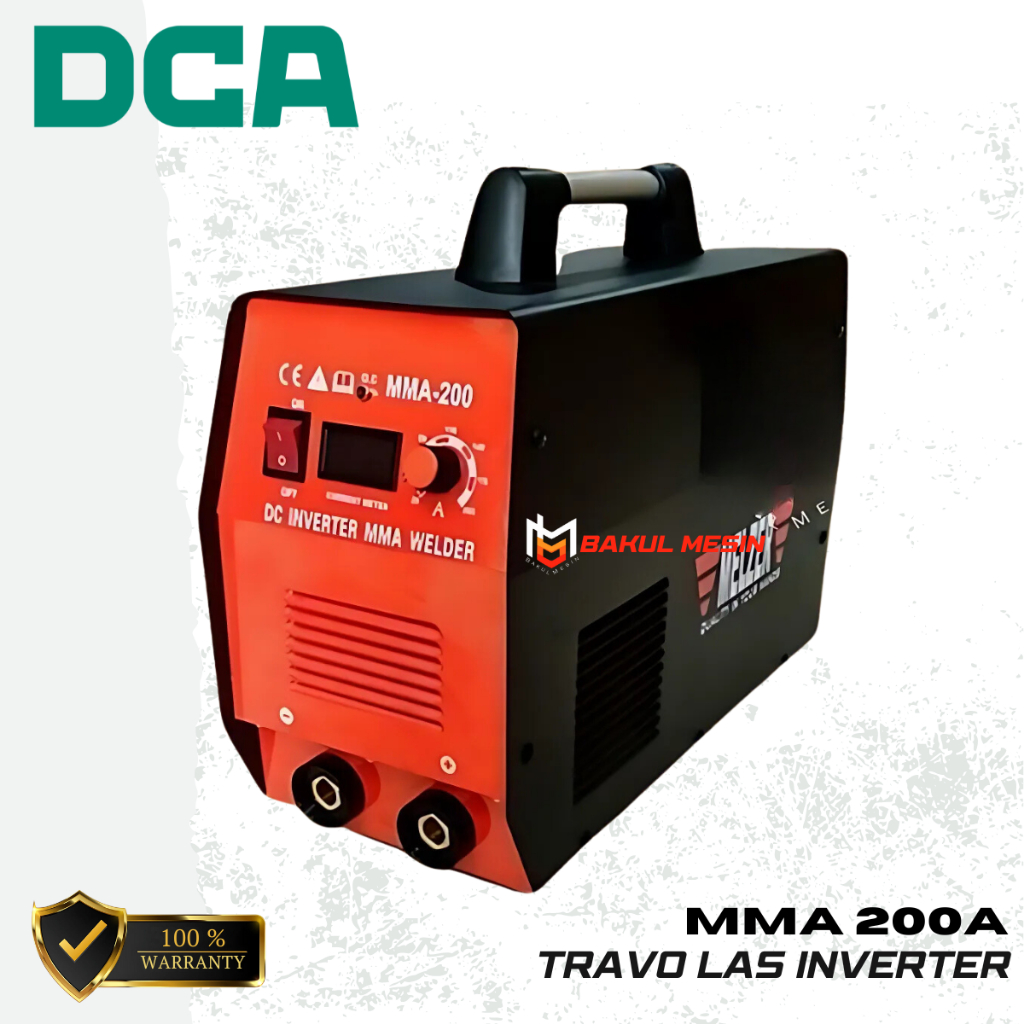 MELZER MMA 200A MOSFET mesin las listrik travo las inverter