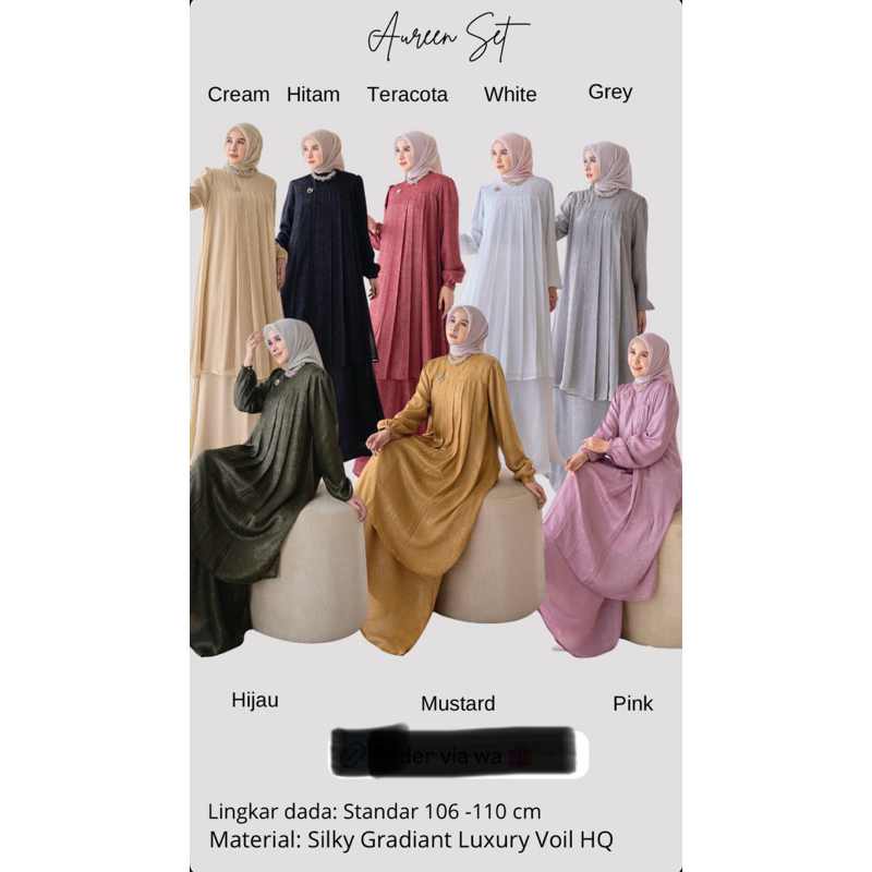 AUREEN SET ROK MAREVI TERBARU ORIGINAL